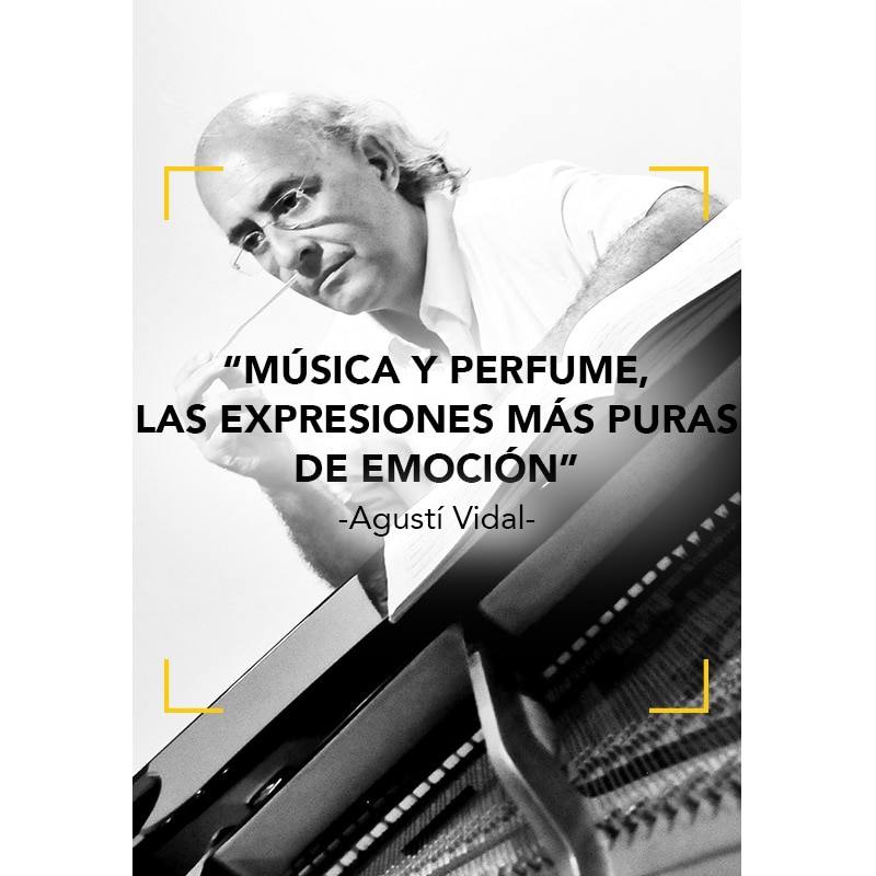 Las dos pasiones de Agustí Vidal: música y perfume