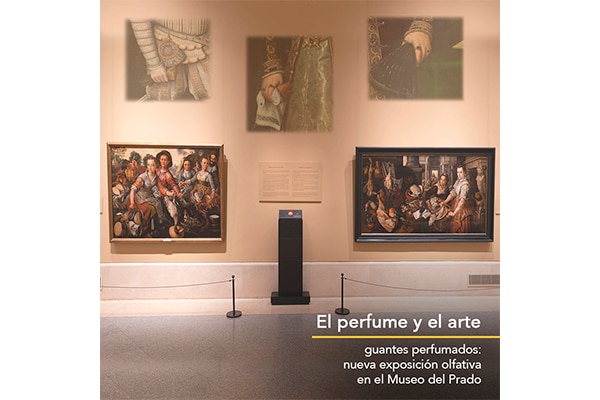 El perfume y el arte. Guantes perfumados: nueva instalación olfativa en el Museo del Prado