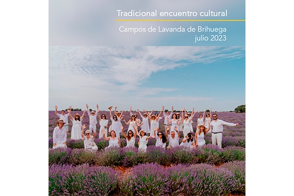 Tradicional encuentro cultural de la Academia del Perfume en los Campos de Lavanda de Brihuega